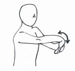 前腕伸筋群のストレッチ